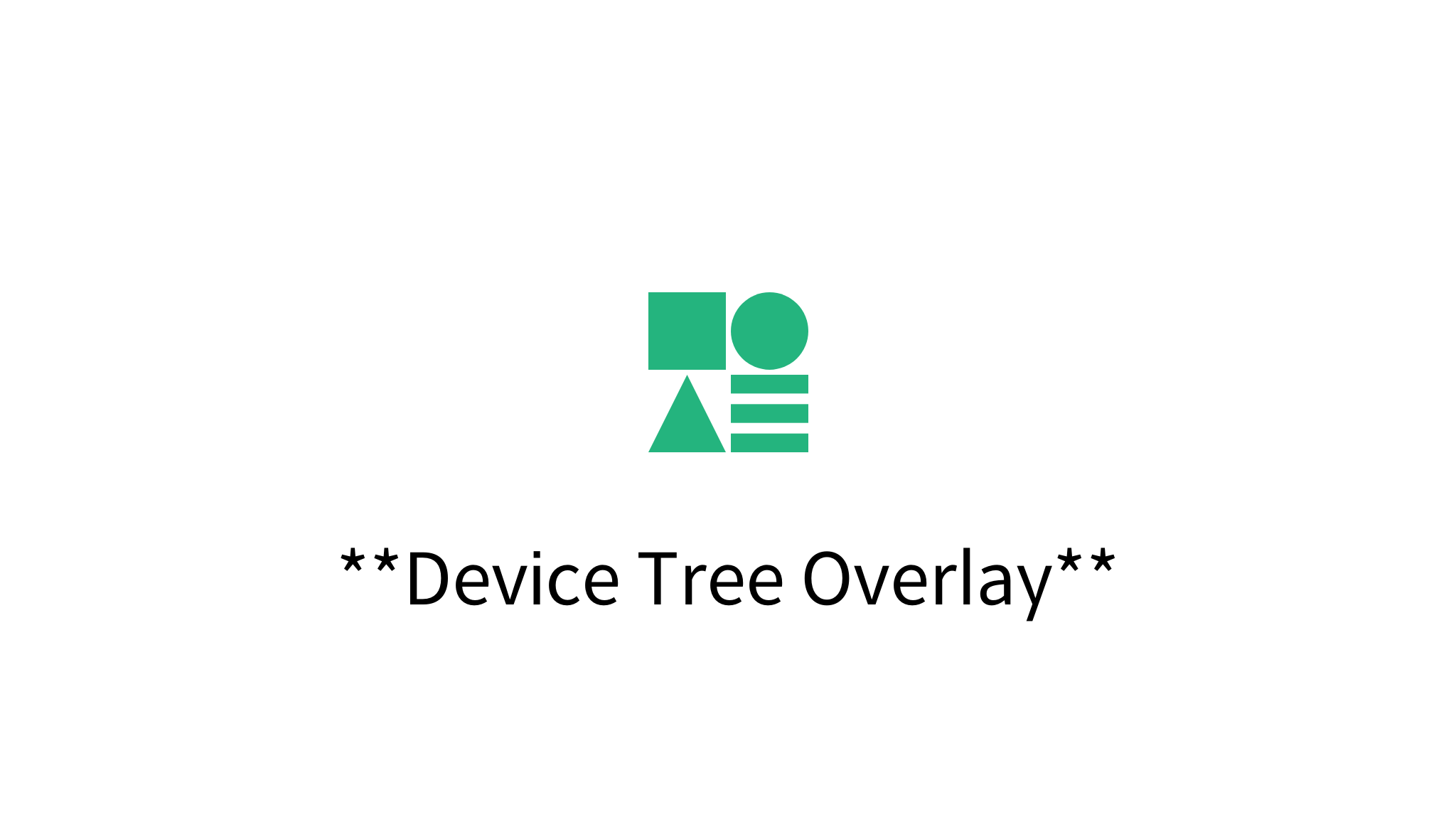 Device Tree Overlay mysetting